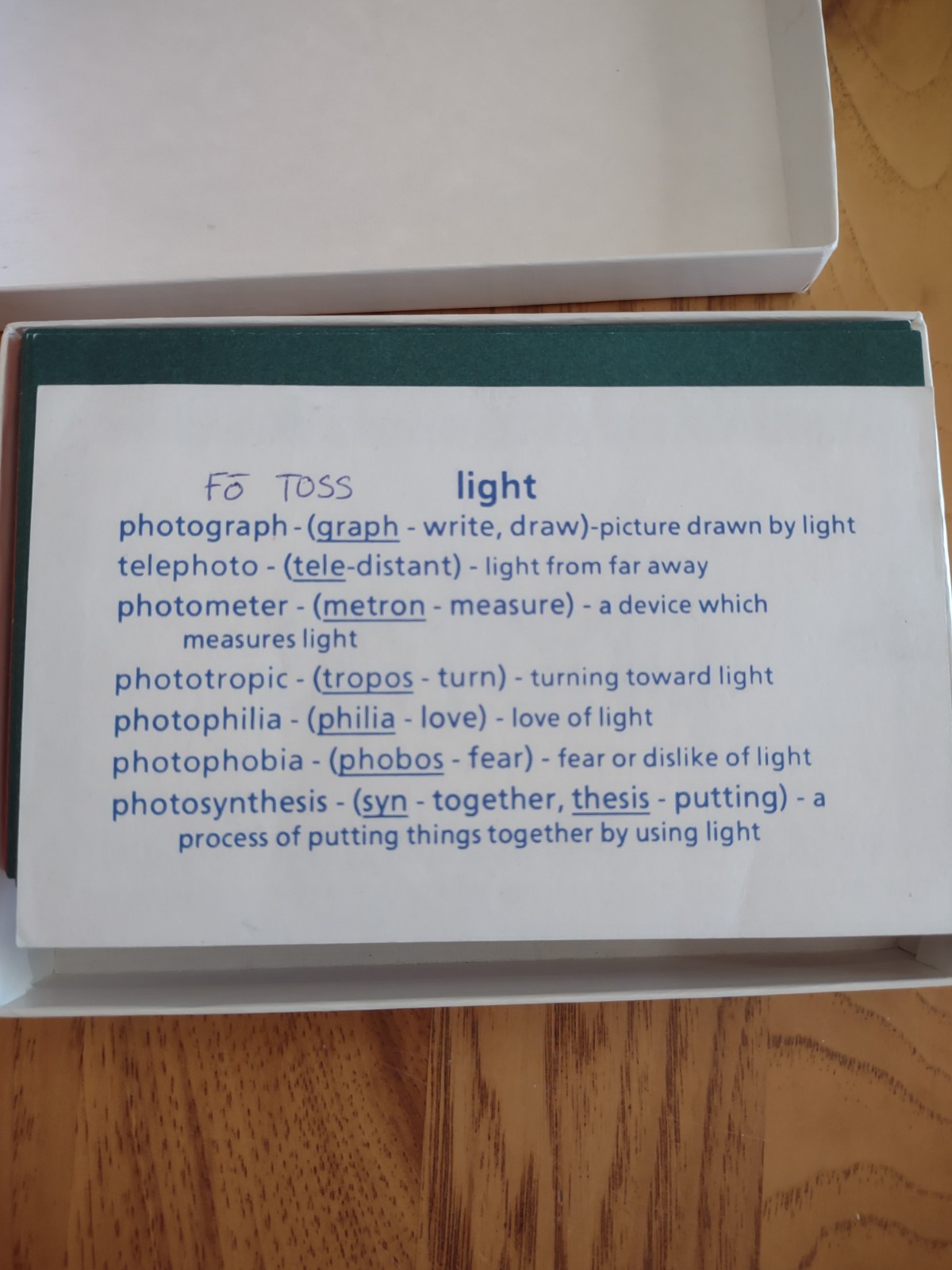 English From The Roots Up Volume 1 Latin Greek Root Word Cards Homeschool