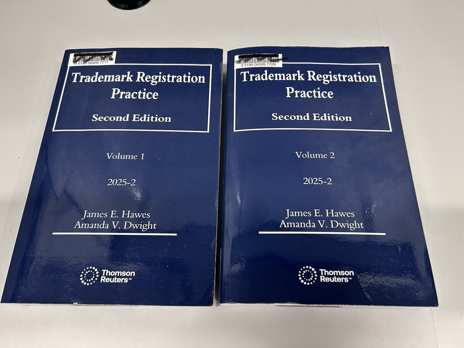 Trademark Registration Practice 2025-2 2 Volumes by Hawes- Thomson Reuters