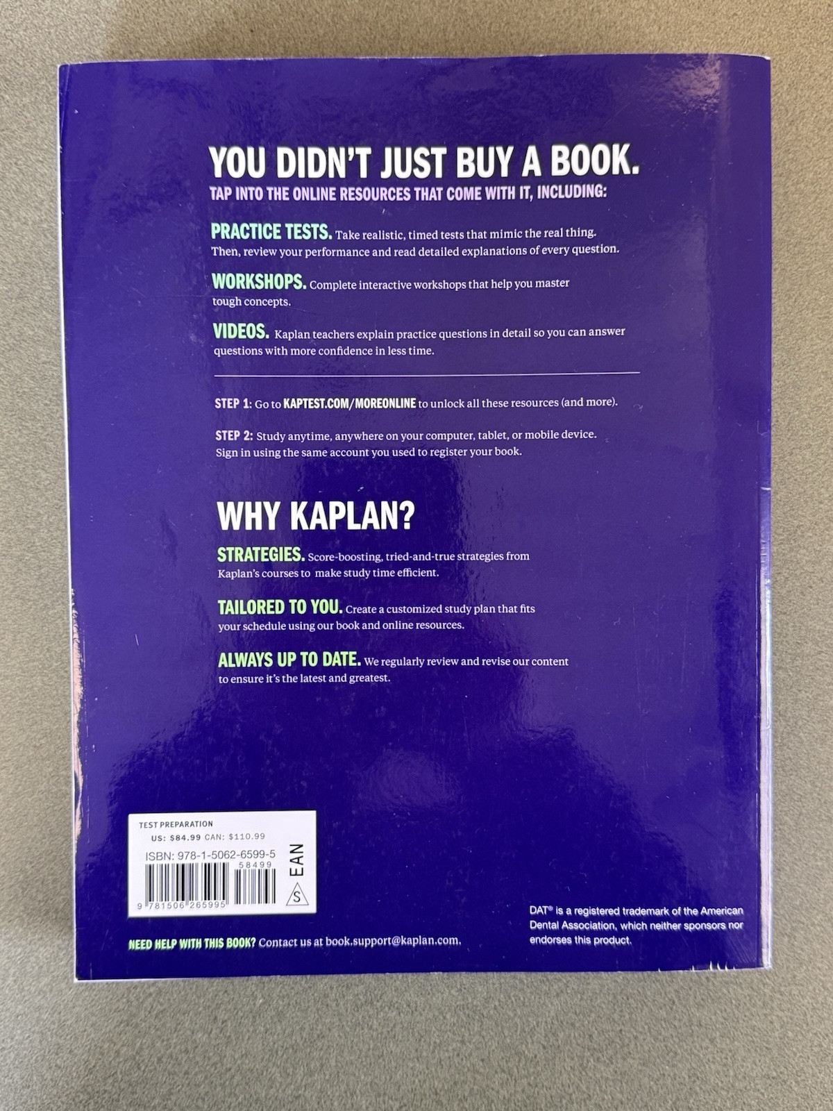 Kaplan Test Prep Ser.: DAT Prep Plus 2021-2022 : 2 Practice Tests Online +…