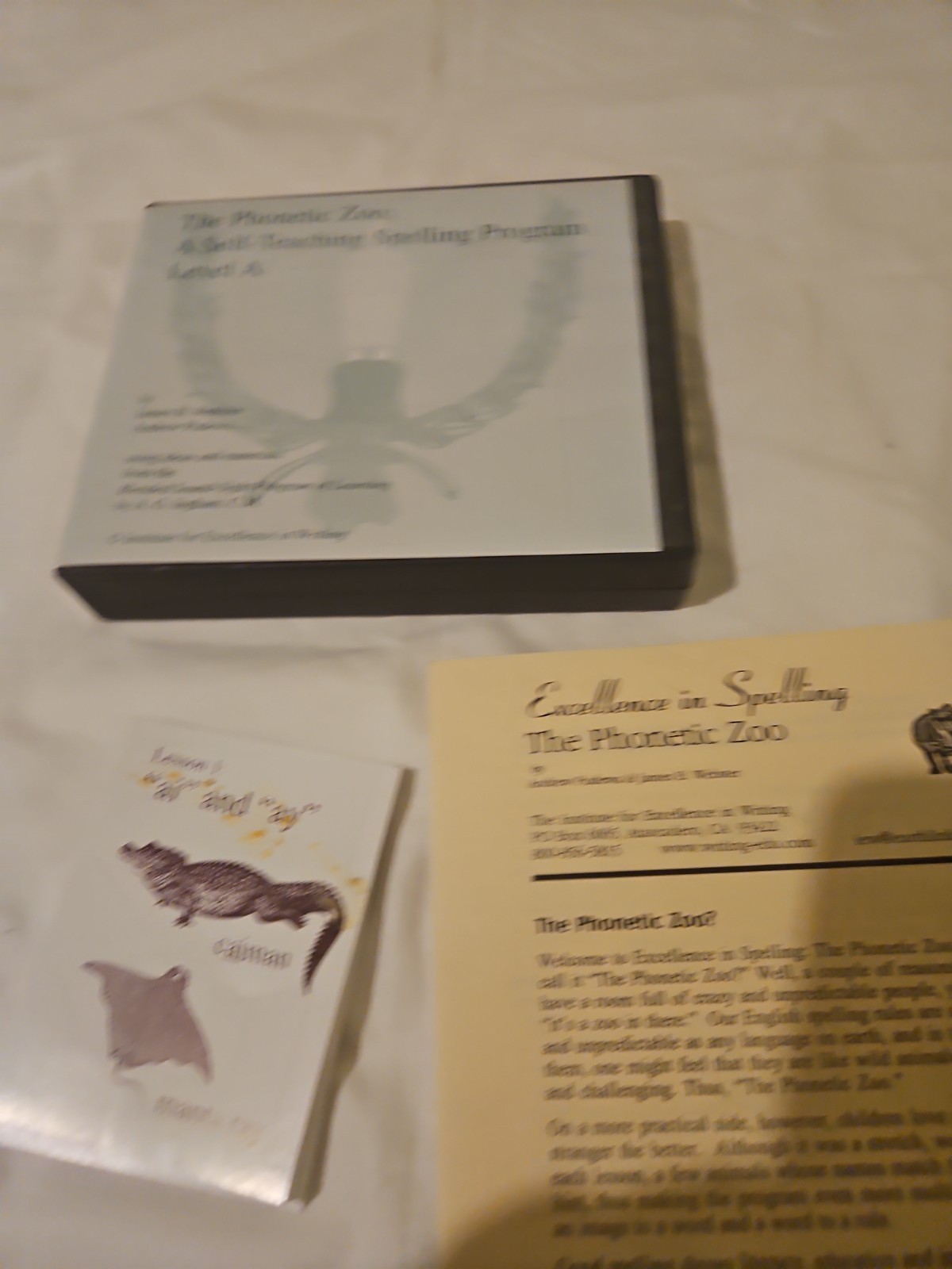 The Phonetic Zoo IEW A Laminated Cards (M)