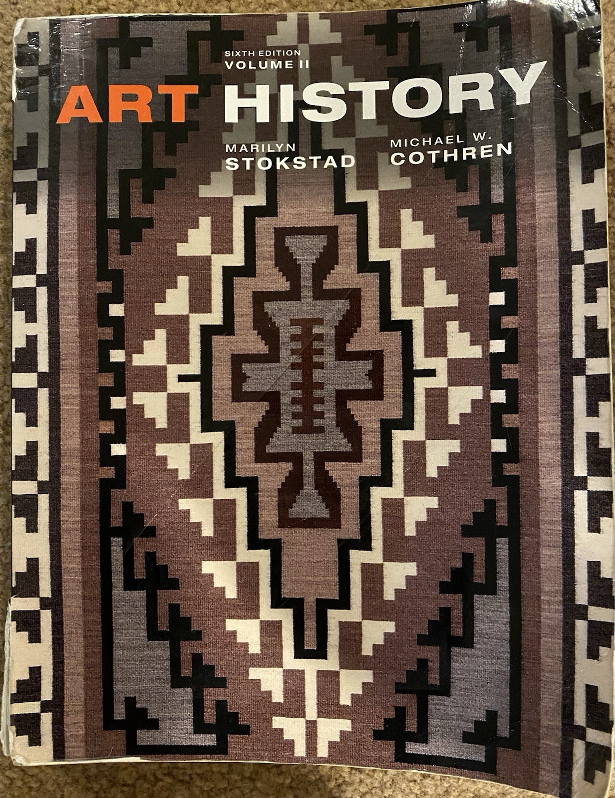 Art History Vol 2 (6th – Paperback, by Stokstad Marilyn; Cothren – Acceptable