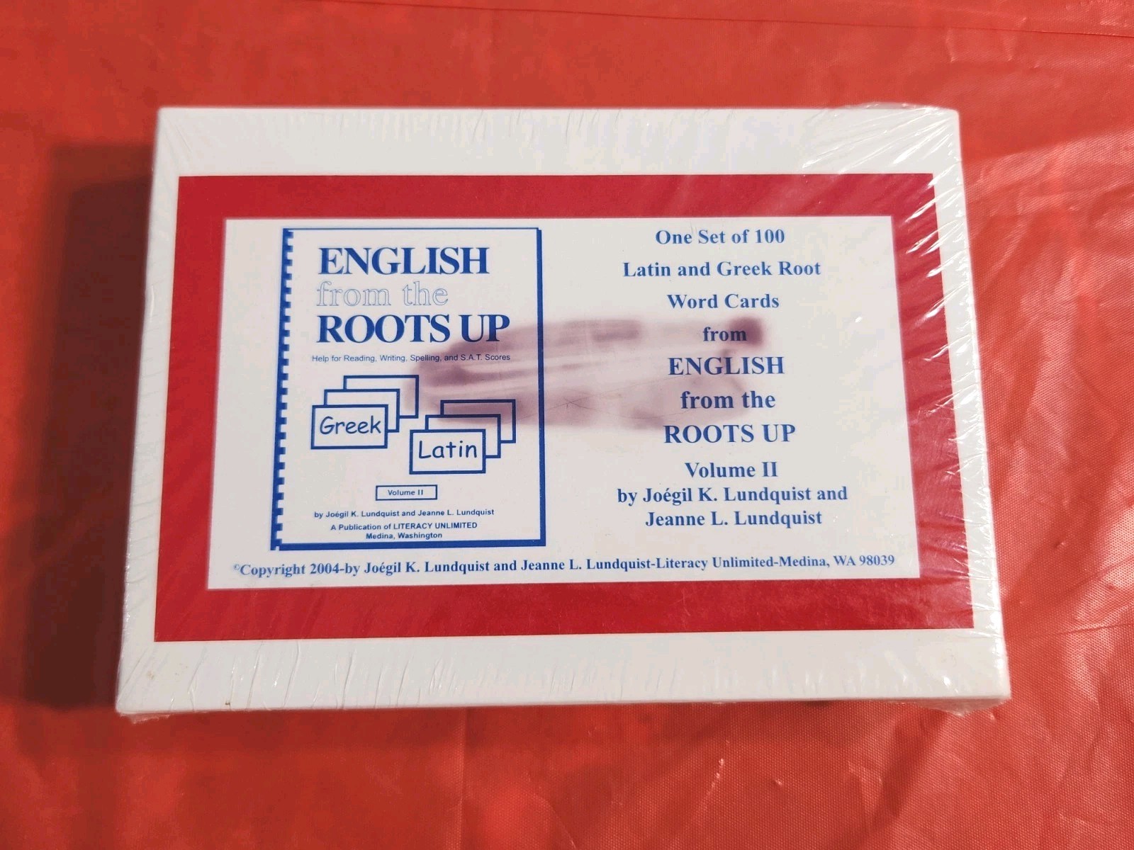 NIB ENGLISH from the ROOTS UP Latin & Greek VOLUME 2 (100 CARDS)