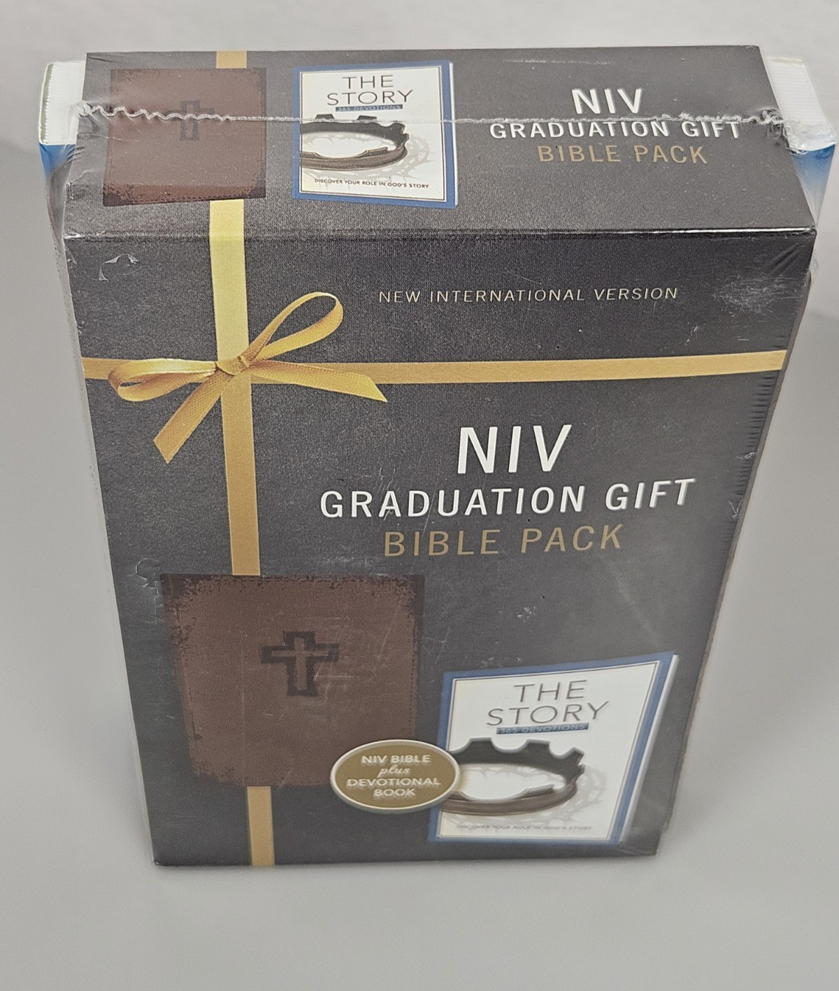 Bible Gift Pack NIV 356 Devotion Book Leather soft Cover Graduation Confirmation