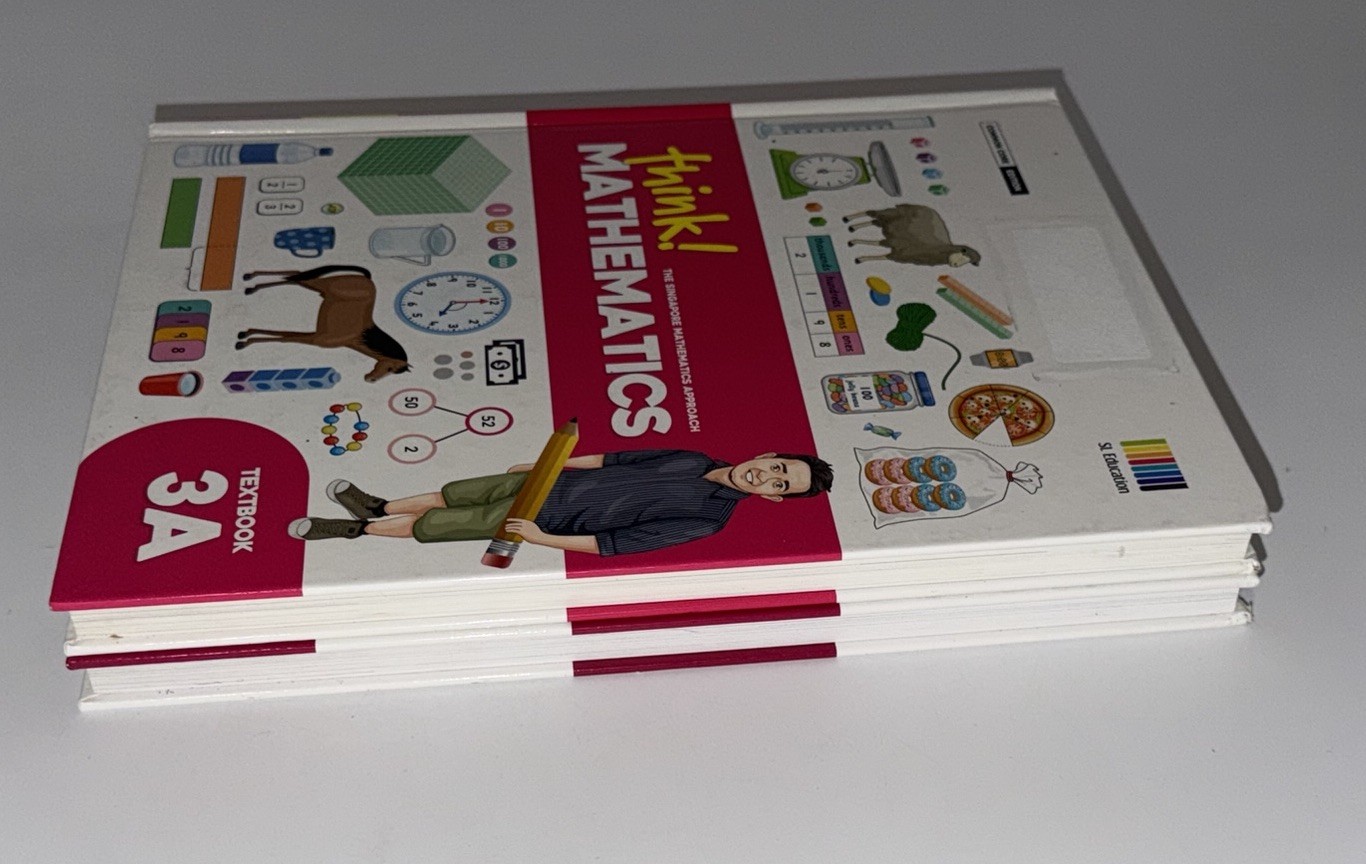 Think! Mathematics Textbook 3rd Grade 3A & 3B Common Core Singapore Homeschool