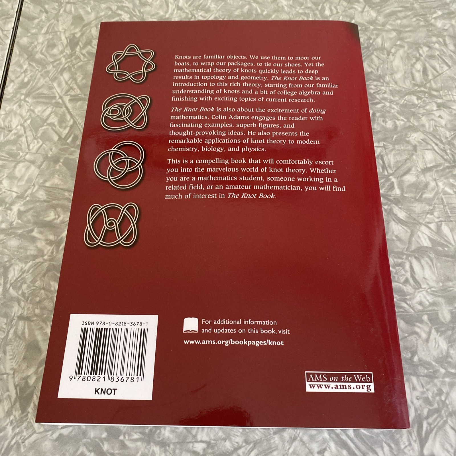 The Knot Book: An Elementary Introduction to the Mathematical Theory Colin Adams