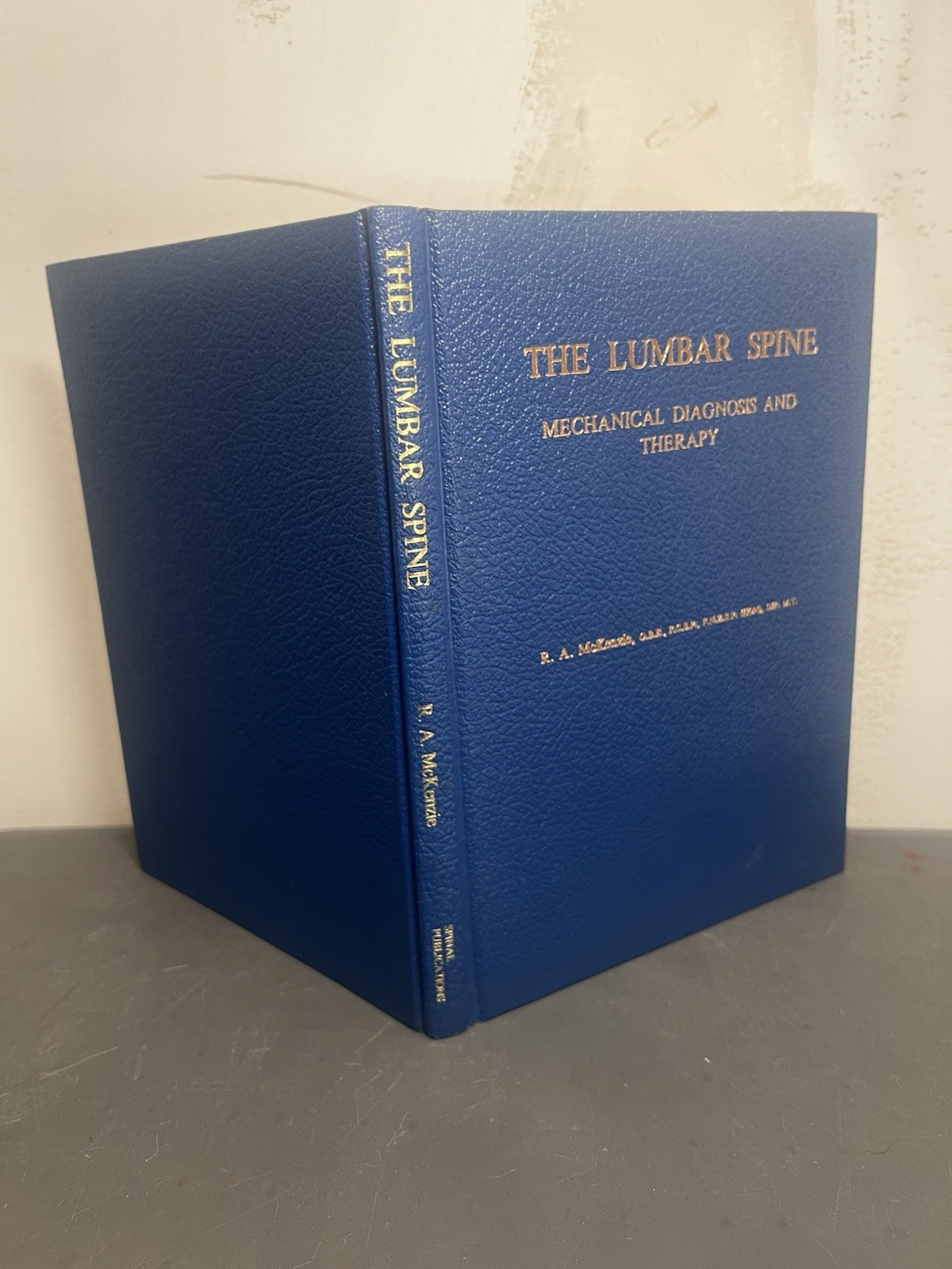 The Lumbar Spine Mechanical Diagnosis Mckenzie 1991 OMM OMT DPT Physical Therapy