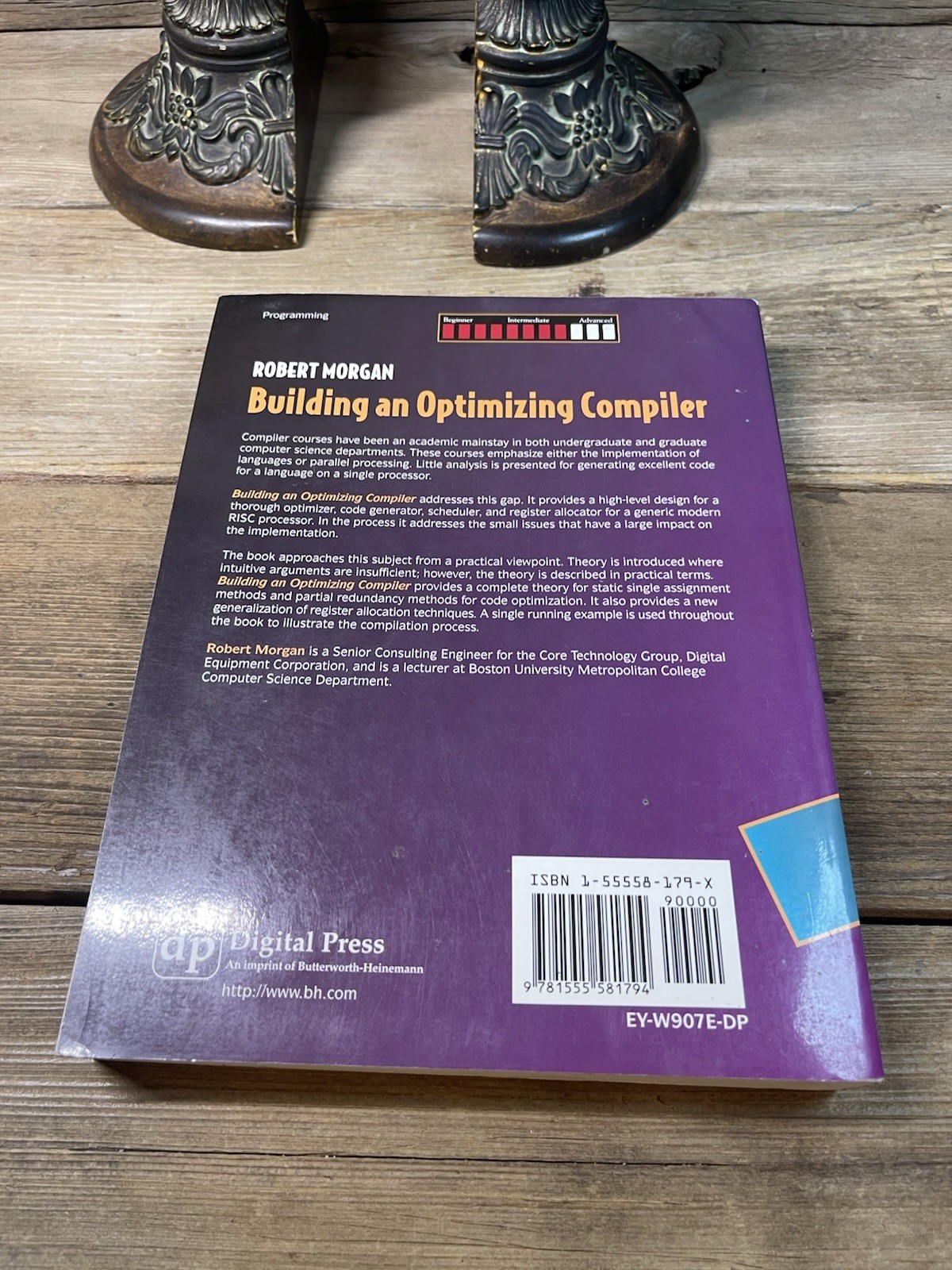 “Building an Optimizing Compiler” C. Robert Morgan (1997, Trade PB) FAST SHIP