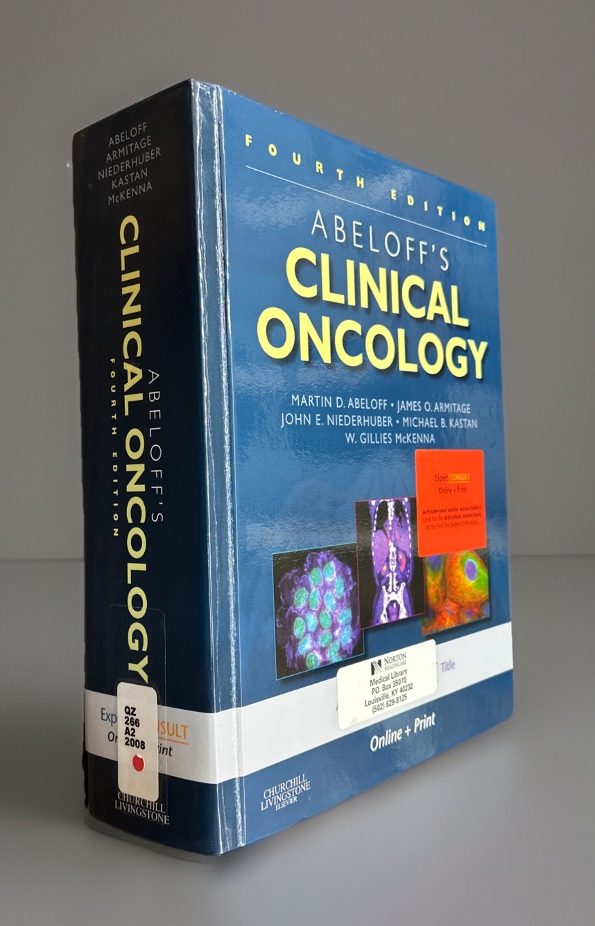 Abeloff’s Clinical Oncology Fourth Edition Expert Consult Online + Print, HC