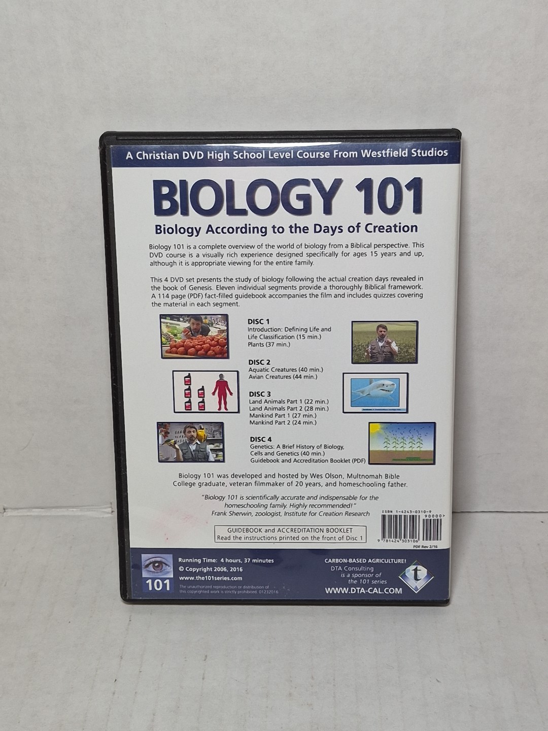 Biology 101: Biology According to the Days of Creation DVD (Westfield Studios)