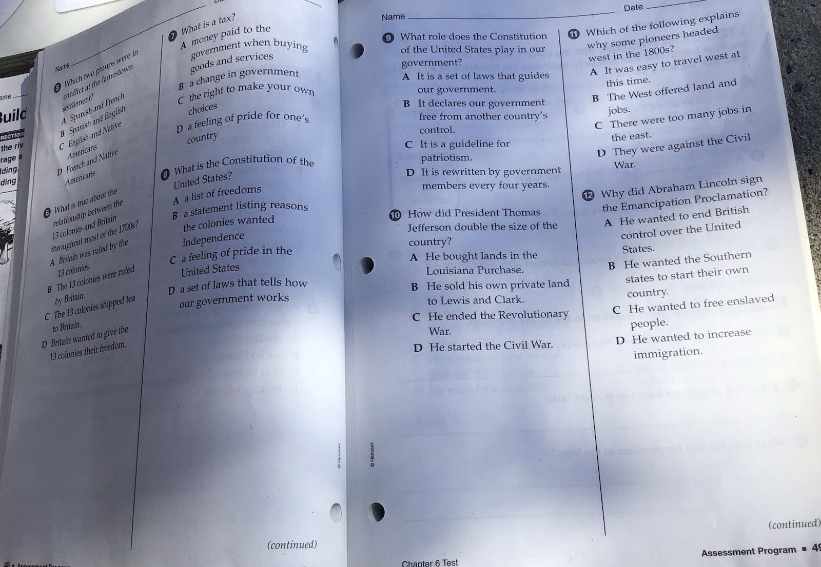 3rd Grade 3 Social Studies Teacher Editions Tests Student Homeschool Bundle
