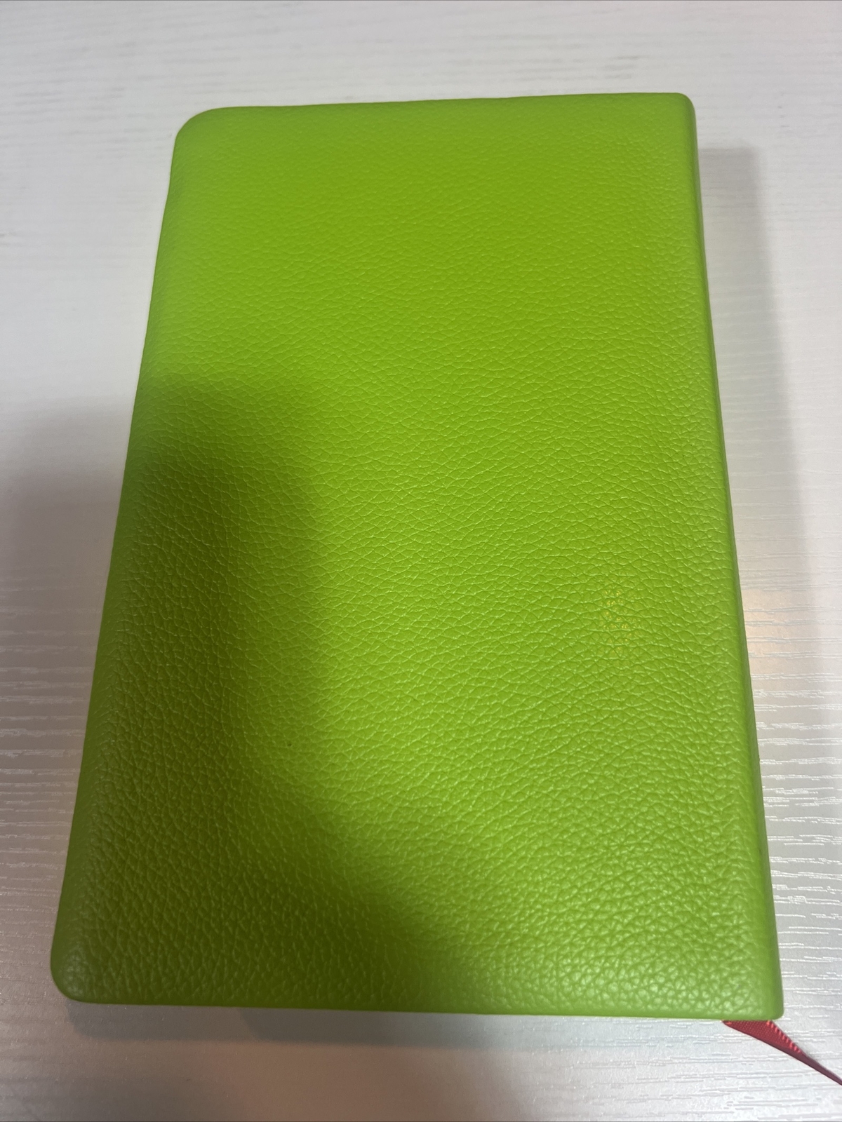 The Book ‎Translation Of The Holy Bible. Green Leather Bound HTF!