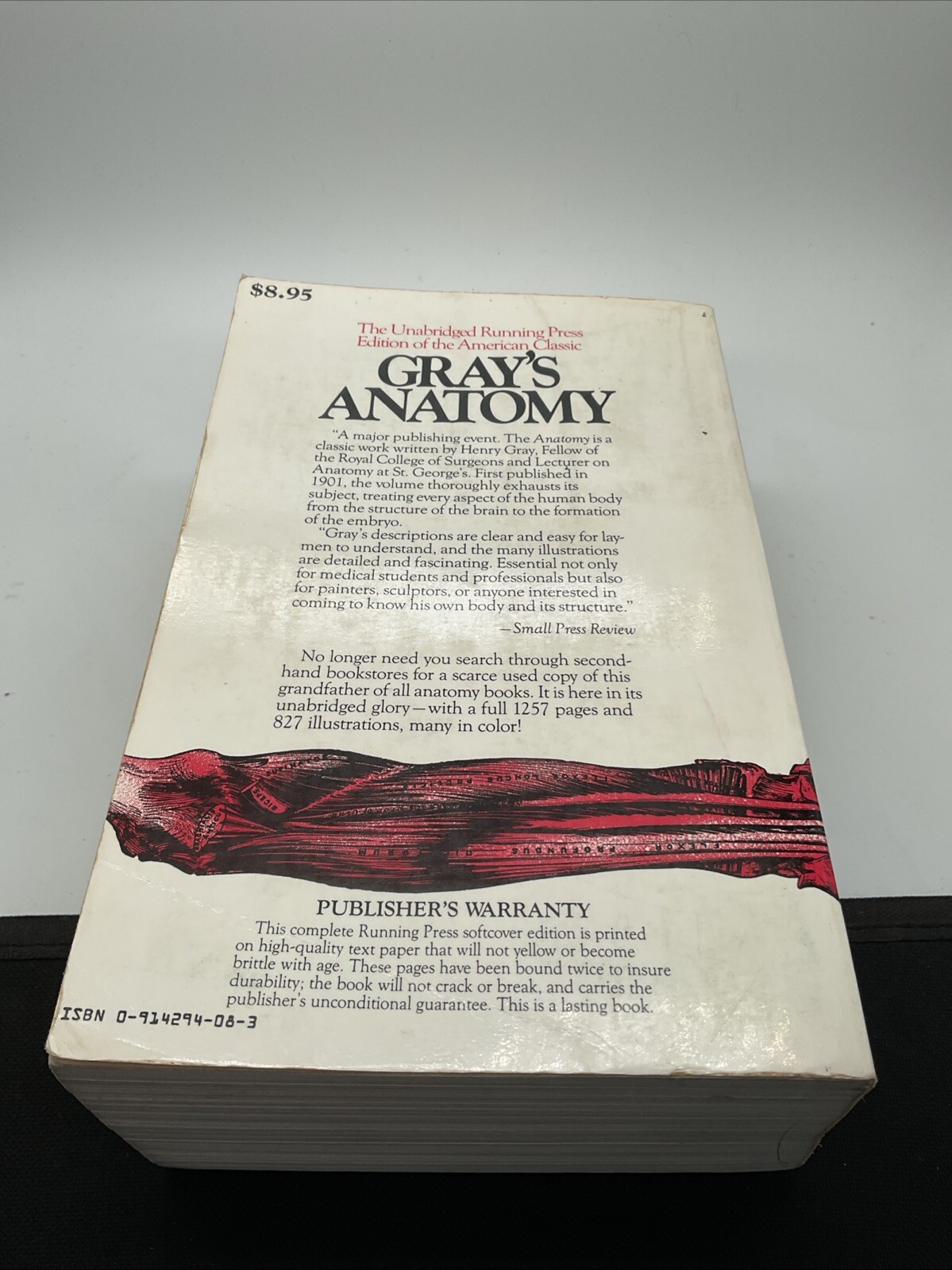 Gray’s Anatomy: The Unabridged Running Press Edition Of The American Classic