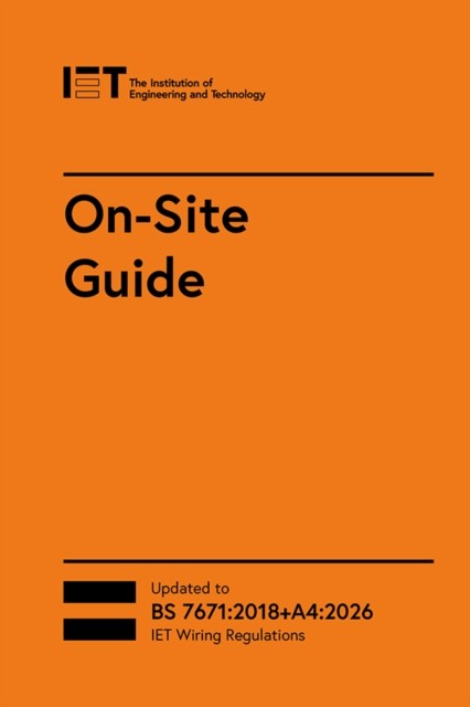 ONSITE GUIDE BS 76712018A42026 9TH EDITI by INSTITUTION OF ENGIN Spiral Bound