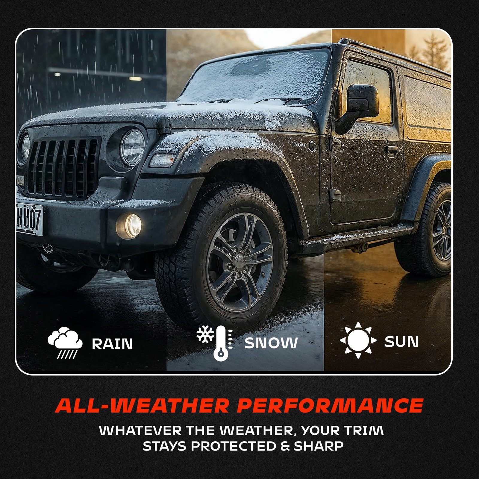 BLAZON Black Trim Restorer 8 oz – Dye-Infused Solution for Car Trim