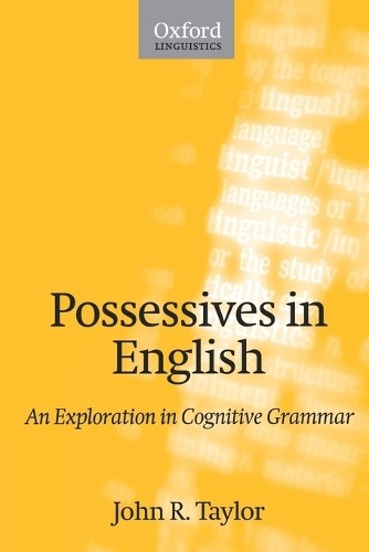 John R. Taylor Possessives in English (Paperback) (UK IMPORT)