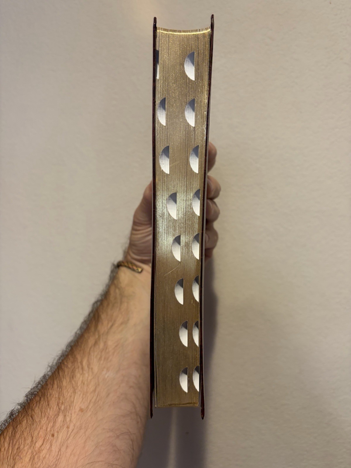 KJV Sword Bible, Large Print Alligator Bonded Leather, Thumb Index *READ*
