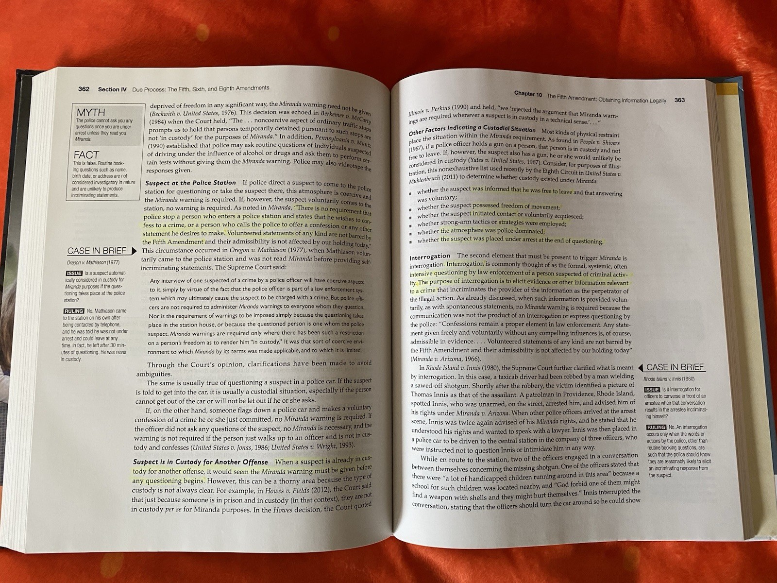 Mindtap Course List Ser.: Constitutional Law and the Criminal Justice System by