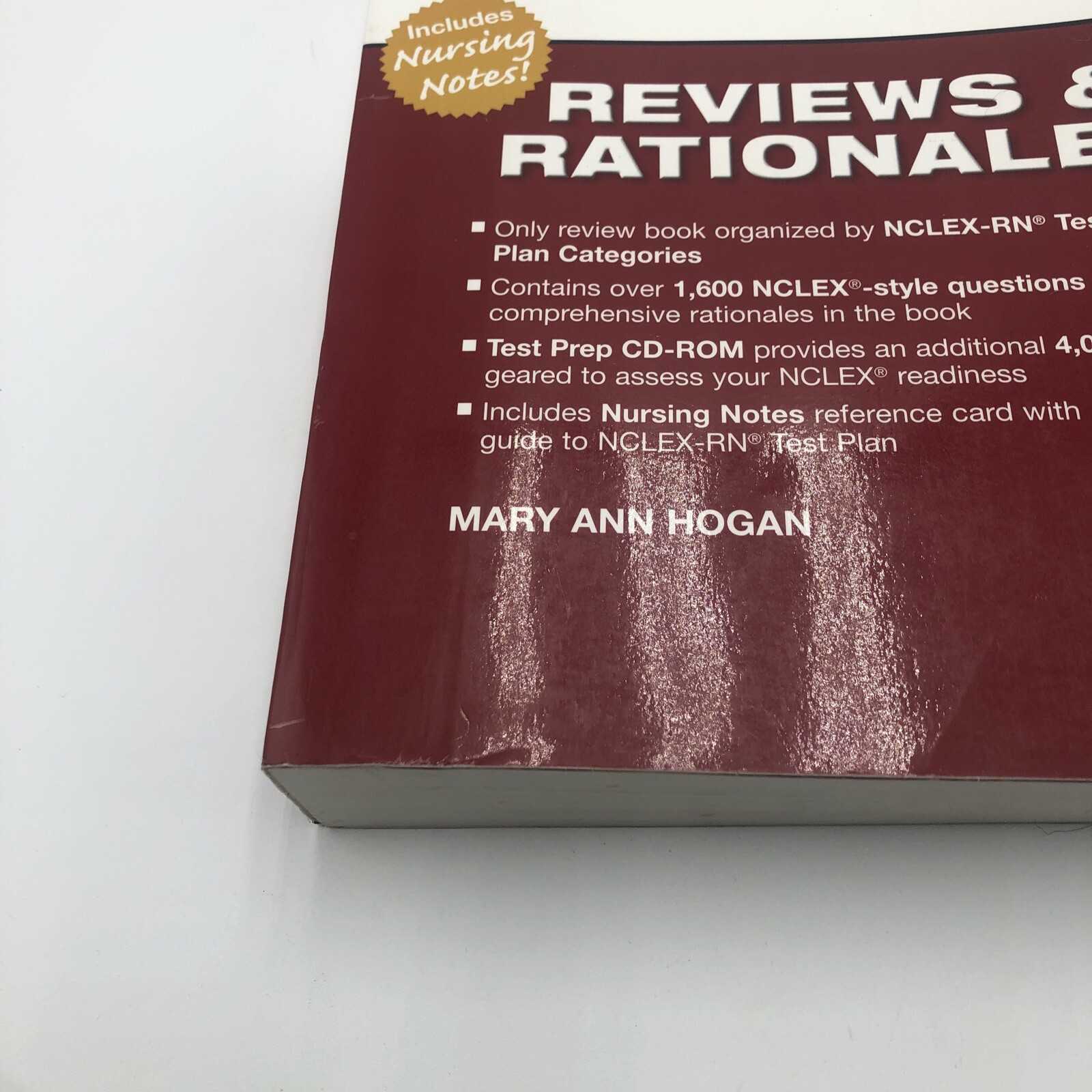 Comprehensive Review For NCLEX-RN Reviews And Rationales Book Mary Ann Hogan