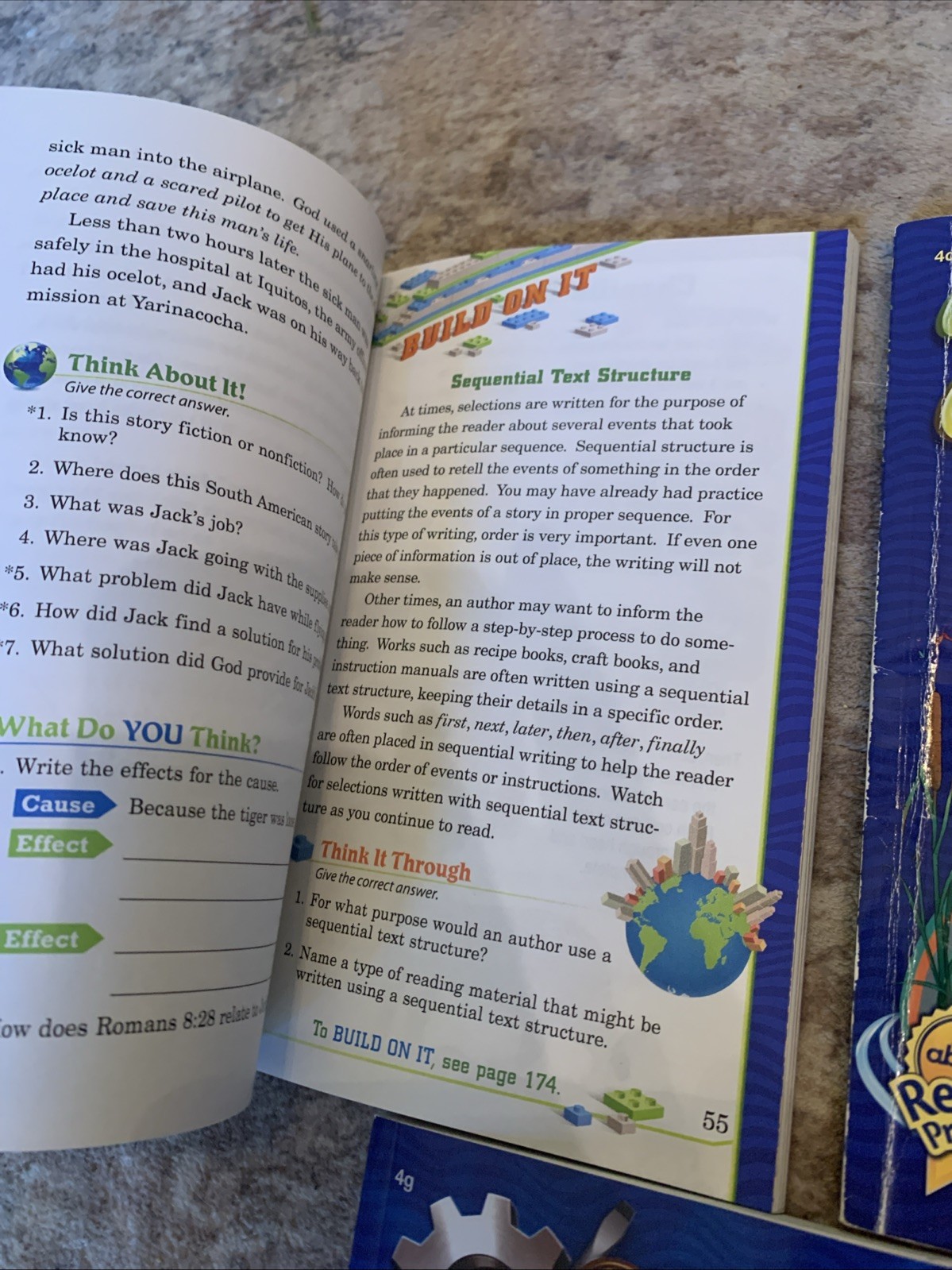 Abeka FOURTH 4th Grade Child / Student Homeschool Books, Readers Incomplete