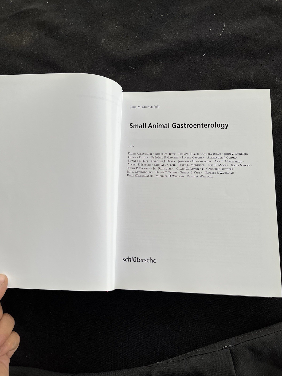 Small Animal Gastroenterology by Jörg M. Steiner (2008, Hardcover)